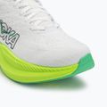 Кросівки для бігу чоловічі HOKA Mach 6 white/neon lime 7