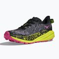 Кросівки для бігу жіночі HOKA Speedgoat 6 black/neon rose 4