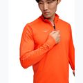 Кофта для бігу чоловіча HOKA GlideTech Quarter Zip lava 4