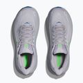 Кросівки для бігу чоловічі HOKA Clifton 10 ash grey/neon green 7