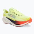 Кросівки для бігу жіночі Hoka Mach X 3 Nneon yuzu/squid ink