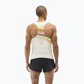 Футболка для бігу чоловіча HOKA Race Day Singlet alabaster flare 3