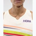 Футболка для бігу чоловіча HOKA Race Day Singlet alabaster flare 4