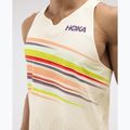 Футболка для бігу чоловіча HOKA Race Day Singlet alabaster flare 6