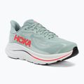 Кросівки для бігу чоловічі HOKA Clifton 10 Wide sage/neon flame