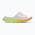 Шльопанці HOKA Ora Recovery Slide 3 white/neon yuzu 2