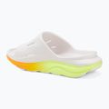 Шльопанці HOKA Ora Recovery Slide 3 white/neon yuzu 3