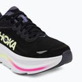 Кросівки для бігу чоловічі HOKA Bondi 9 black/neon yuzu 7