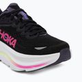 Кросівки для бігу жіночі HOKA Bondi 9 black/neon dragonfruit 7