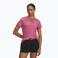 Жіноча тренувальна футболка Under Armour Tech Twist fuchsia dusk/white