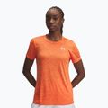 Футболка для тренувань жіноча Under Armour Tech Twist orange base/white