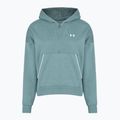 Кофта жіноча Under Armour Rival Fleece Piped HZ Hoodie jasper blue/white 3