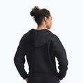 Жіноча толстовка Under Armour Rival Fleece Piped HZ Hoodie чорний/білий 2