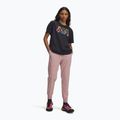 Штани для тренувань жіночі Under Armour Sport High Rise Woven tourmaline pink/maroon mist 2