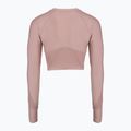 Лонгслів для тренувань жіночий Under Armour HeatGear Rib 1/4 Zip tourmaline pink/tourmaline pink/white 2