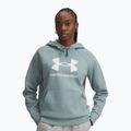 Кофта жіноча Under Armour Rival Fleece Big Logo Hoody serpentine/white