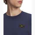 Футболка чоловіча Under Armour Woven Label Heavyweight washed navy/black 3