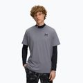 Чоловіча тренувальна футболка Under Armour Logo Emb Heavyweight titan gray/black