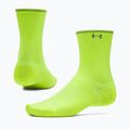 Шкарпетки Under Armour Velociti Lite Crew high vis yellow/high vis yellow/white 3
