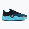 Кросівки баскетбольні Under Armour Curry Splash 26 black/blue blur/blaze orange 2