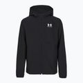 Дитяча спортивна куртка Under Armour Vibe Woven Windbreaker Jacket чорний/білий