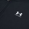 Кофта жіноча Under Armour Sport Terry FZ black/white 3
