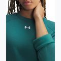 Кофта жіноча Under Armour Rival Fleece Crew rack green/white 3