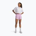 Шорти для бігу жіночі Under Armour Fly By 3" pink dawn/white 2