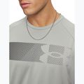 Футболка для тренувань чоловіча Under Armour Tech Graphic Tee titanium/black 3