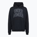 Кофта чоловіча Under Armour Rival LW Graphic Hoodie black/black 4