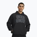 Кофта чоловіча Under Armour Rival LW Graphic Hoodie black/black