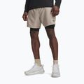Шорти для тренувань чоловічі Under Armour Vanish Woven 2.0 2IN1 Shorts timberwolf taupe/black