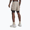 Шорти для тренувань чоловічі Under Armour Vanish Woven 2.0 2IN1 Shorts timberwolf taupe/black 3