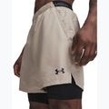Шорти для тренувань чоловічі Under Armour Vanish Woven 2.0 2IN1 Shorts timberwolf taupe/black 4