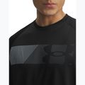 Футболка для тренувань чоловіча Under Armour Tech Graphic Tee black/mod gray 3
