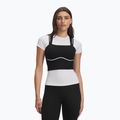 Футболка для тренувань жіноча Under Armour Meridian Contour Tank ultimate black/white/ultimate black