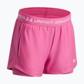 Шорти для тренувань дитячі Under Armour UA Tech Play Up 2IN1 Shorts pink frenzy/white 3