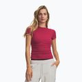 Футболка для тренувань жіноча Under Armour Motion Fitted SS claret/ox blood