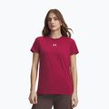 Футболка жіноча Under Armour Rival Core claret/white