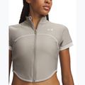 Футболка для тренувань жіноча Under Armour HeatGear Novelty timberwolf taupe/summit white 3