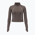 Кофта тренувальна жіноча Under Armour Meridian Contour Full Zip peppercorn/white/peppercorn