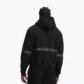Кофта чоловіча Under Armour Icon Fleece Taped Full Zip ultimate black/white 2