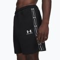 Шорти чоловічі Under Armour Icon Fleece Taped Shorts ultimate black/white 4