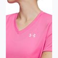 Футболка для тренувань жіноча Under Armour Tech SSV Solid pink frenzy/prime pink 3