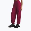 Штани жіночі Under Armour Icon Fleece Gym Pant claret/white