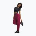 Штани жіночі Under Armour Icon Fleece Gym Pant claret/white 2