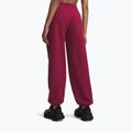 Штани жіночі Under Armour Icon Fleece Gym Pant claret/white 3