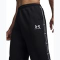 Штани чоловічі Under Armour Icon Fleece Taped Jogger ultimate black/white 4