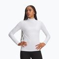 Лонгслів для тренувань жіночий Under Armour ColdGear Mock LS white/halo gray