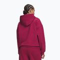 Кофта жіноча Under Armour Icon Fleece Hoodie claret/white 2